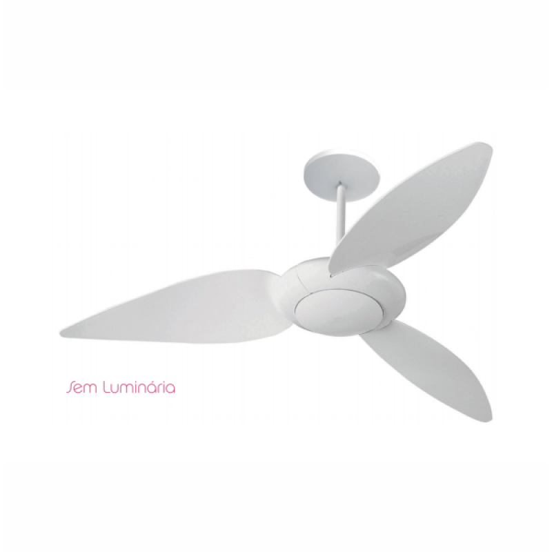 Ventilador Aliseu Chapado BRANCO com CONTROLE DE PAREDE