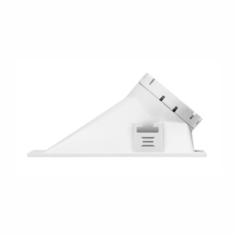 EMBUTIDO RECUADO ANGULAR SQUARE ANGLE 40º MR16 - BRANCO