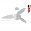 Ventilador Aliseu Chapado BRANCO com CONTROLE DE PAREDE